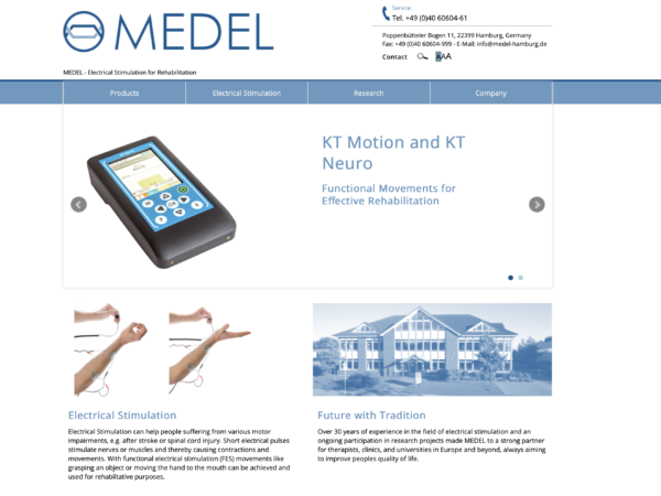 Website_Medel_Medizinische_Elektronik